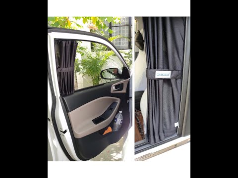 DRAPEZ CAR CURTAIN Installation and Review On Maruti Suzuki CIAZ by @MAYURAUTOWORLD