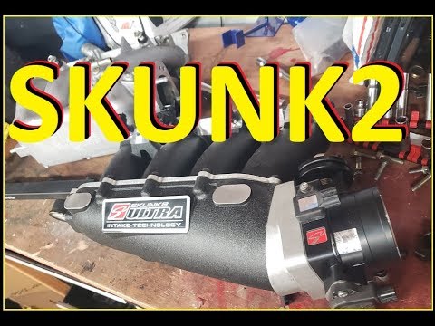 K20 Skunk2 Intake Manifold and 74mm Throttle Body INSTALLED