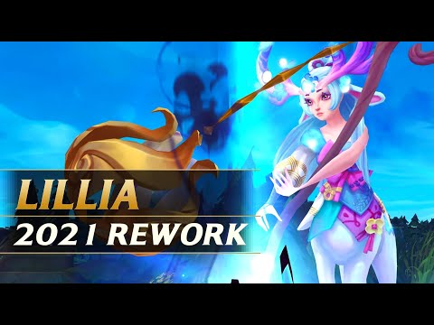 LILLIA REWORK 2021 Gameplay Spotlight Guide - League of Legends