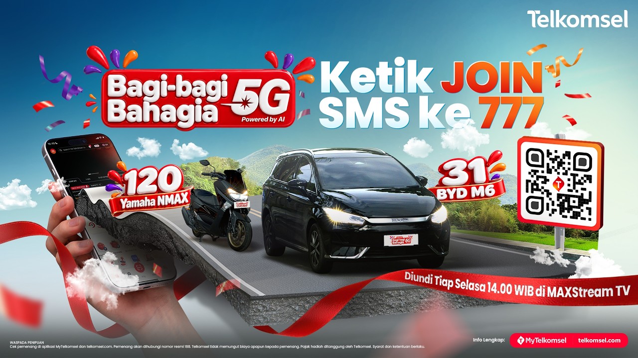 Pengundian Telkomsel #BagiBagiBahagia Week 2