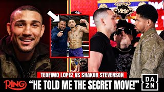Teofimo Lopez REVEALS Prince Naseem's Advice to Dominate Shakur Stevenson!