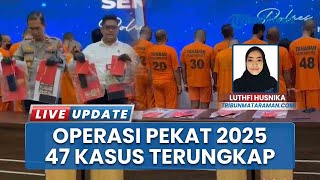 12 Hari Operasi Pekat 2025: 56 Tersangka Pelaku Kejahatan Ditangkap Polres Kediri Kota