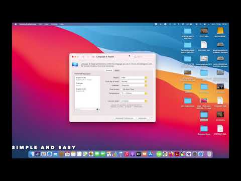 HOW TO CHANGE THE REGION IN MACOS BIG SUR 11.2