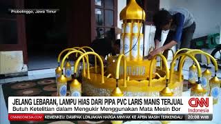 Download lagu Jelang Lebaran, Lampu Hias dari Pipa PVC Laris Manis mp3