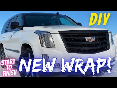 How to CUSTOM WRAP a Cadillac Escalade – Full DIY Install!