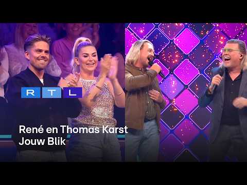 René Karst en zoon Thomas bouwen feestje met ‘Jouw Blik’ | DNA Singers