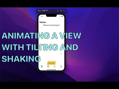 Animating Tilt and Shake with GeometryEffect - WWDC21 SwiftUI Part 8