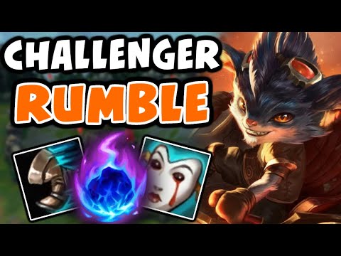 Challenger Rumble Mid | Using Champ Advantages | 10.4 - League of Legends