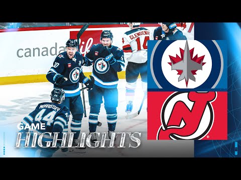 Winnipeg Jets vs. New Jersey Devils - Game Highlights