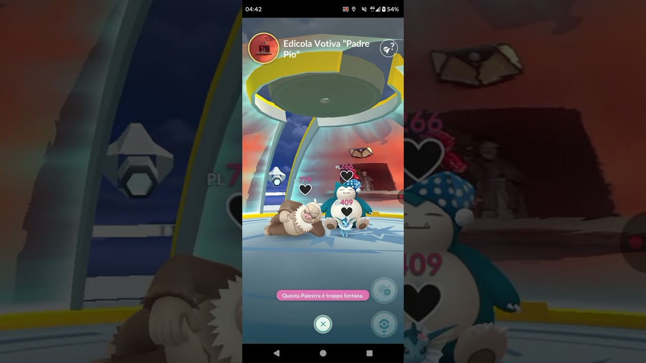 POKEMON GO E PERSONAGGI BOT SEMPRE LO STESSO POKEMON DENTRO LA PALESTRA FISSO