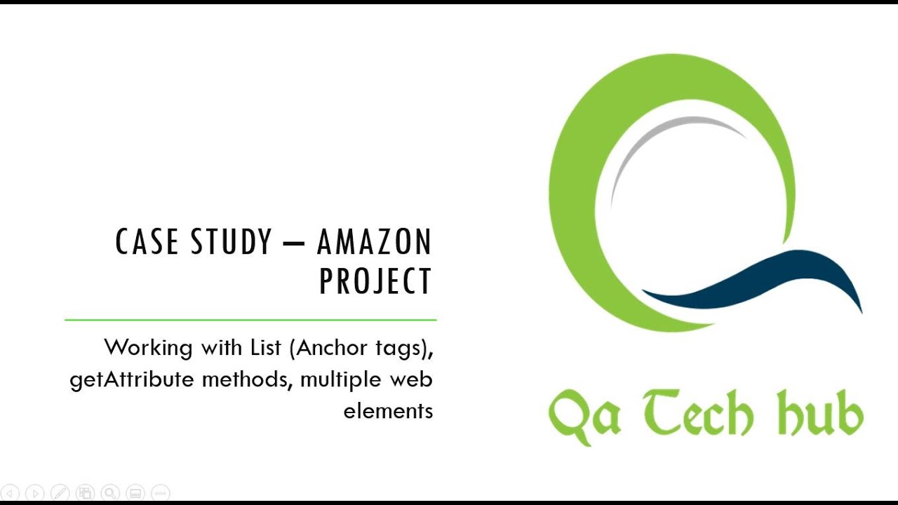 Case Study - 1 | Amazon Project based on Links | Learn By Doing | Selenium Automation Testing
