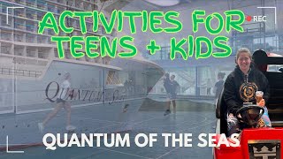 Activities great for TEENS + others onboard Quantum of the Seas Cruise Ship | Royal Caribbean