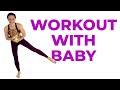 Full Body Workout With Baby Exercise With Baby Babywearing Or Hold Baby