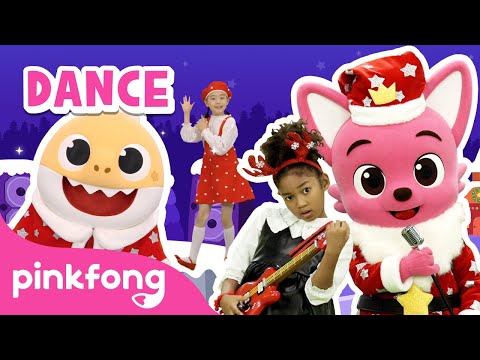 ?鈴兒響叮噹樂隊 | ?聖誕歌曲歌詞伴舞 | 粉紅寶貝鯊魚 (? Jingle Bells Band | ? Christmas Song Dance Along with Lyrics | Pinkfong Baby Shark)