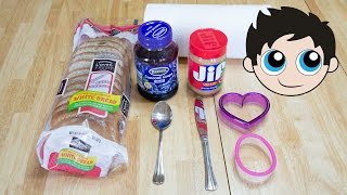Peanut Butter Jelly Time with Funny Kids - Making a Peanut Butter and Jelly Sandwich
