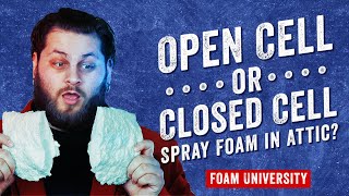 Download lagu Should I Use Open Cell or Closed Cell Spray Foam in Attic? | Foam University mp3