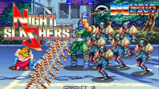 Night Slashers - Horror Themed Classic Arcade Beat 'Em Up (Data East 1993)