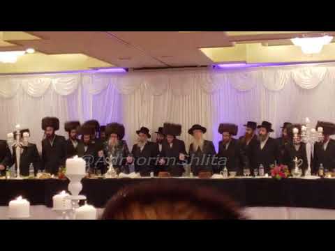Viznitz Monsey rebbe At Toldos tzvi Spinka Sheva Brochos - Adar 5779