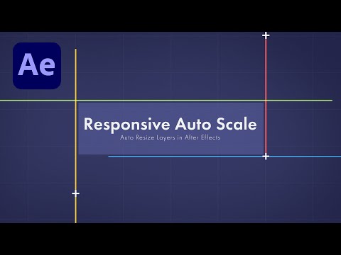 After Effects: Responsive Auto Scale Preset Tutorial
