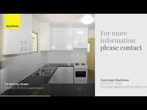 11 McCray Street, Barney Point, QLD 4680, 3 slaapkamers, 1 badkamers, House