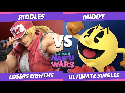 Naifu Wars 12 Losers Top 8 - EMG | Riddles (Terry) Vs. SAC | Middy (Pac-Man, PT, Jigglypuff) SSBU Si