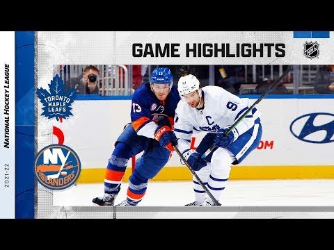 Toronto Maple Leafs vs New York Islanders | November 21, 2021 | Game Highlights | NHL Regular Season
