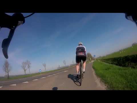 Racefiets rondje Groningen - Zuidhorn