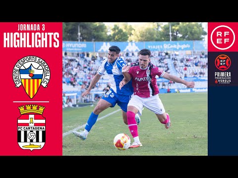 Resumen #PrimeraFederación | CE Sabadell FC 0-0 FC Cartagena | Jornada 3 | Temporada 2025/26