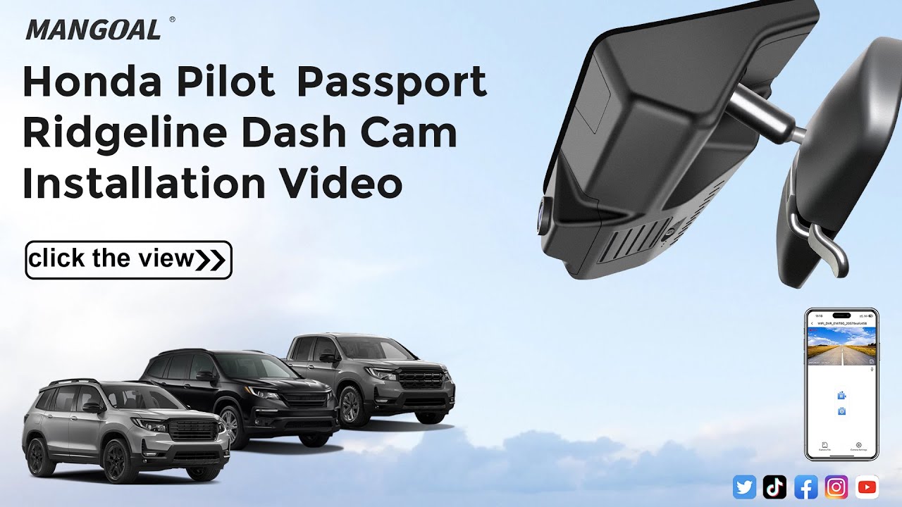  Honda Pilot/Passport/Ridgeline 4K Dash Cam (Model A) 028O OEM Install Guide