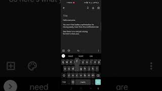 Turn off Battery Optimization for any app or Vanced MicroG