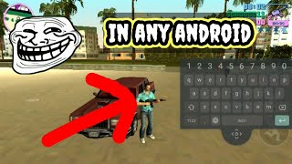 How to use cheats in Gta Vice City android || With any mobile keyboard