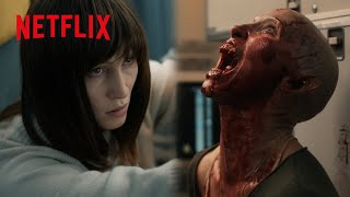 衝撃の展開 - ハイジャックしたら乗客の1人が吸血鬼だった件 | ブラッド・レッド・スカイ | Netflix Japan