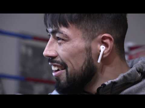 Afghan/British Boxer In Preparation For The WBO European Title Fight