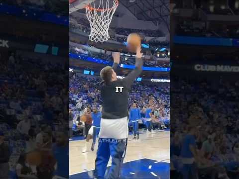 Luka Doncic’s INSANE Trick Shot?! #shorts #nba #basketball