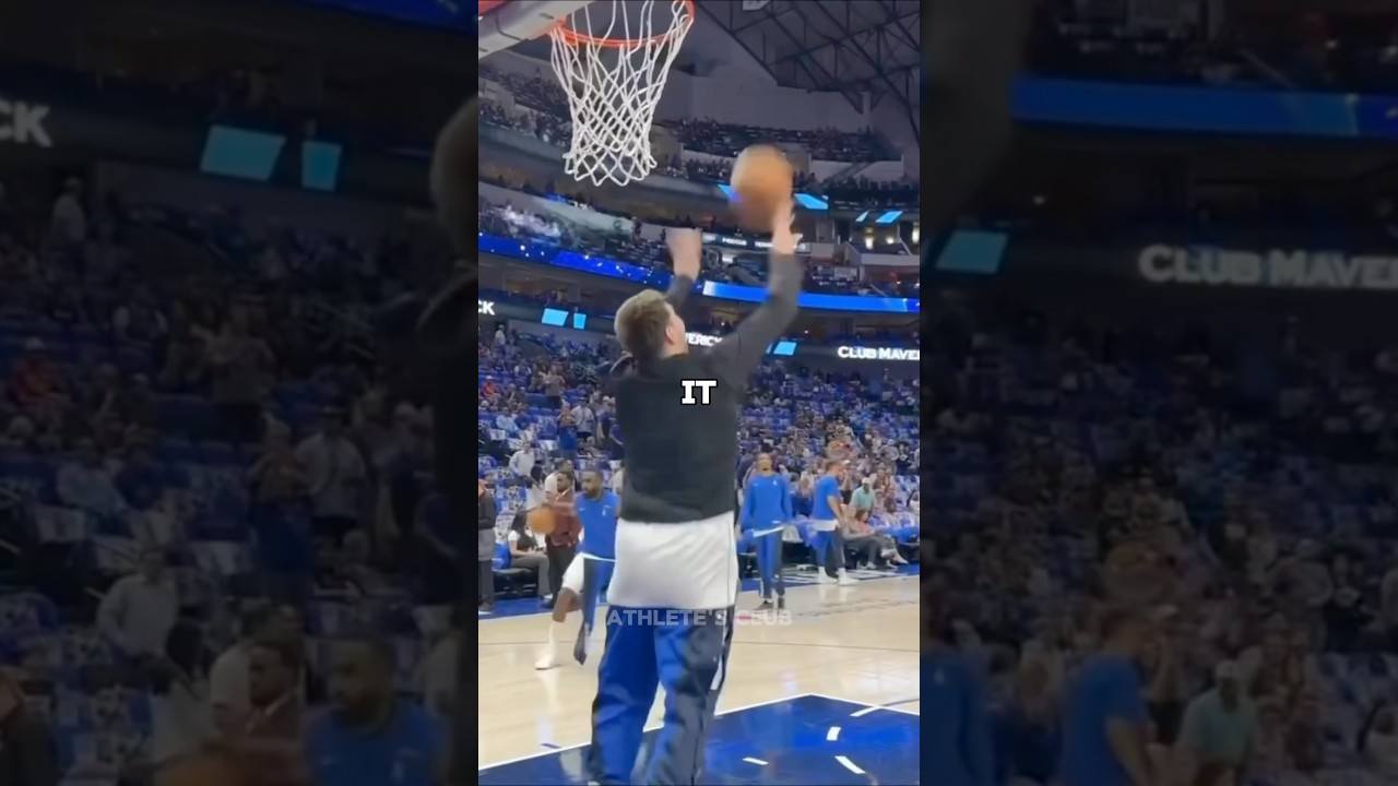 Luka Doncic’s INSANE Trick Shot?! #shorts #nba #basketball