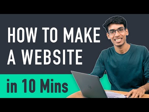 How to Make a Website in 10 mins - Simple & Easy