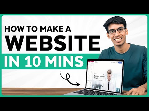 How to Make a Website in 10 mins - Simple & Easy