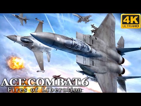 Ace Combat 6: Fires of Liberation - Full Playthrough - Game Movie