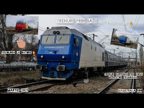 Activitate feroviară în Iași pe Magistrala 600 (25.03.2021)