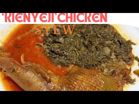 African Traditional Meal// Brown Ugali Served With Traditional veges //With Native chicken stew