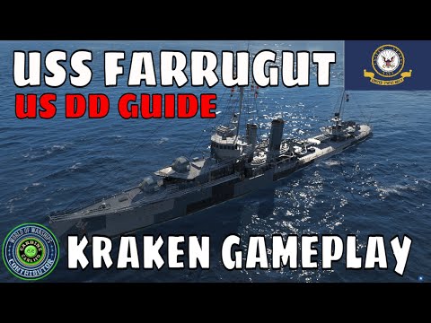 USS Farragut, US-amerikanischer Zerstörer, World of Warships – WoW-Bauanleitung