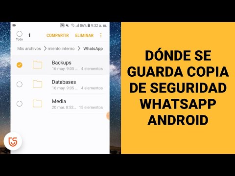 donde se guardan las copias de seguridad de whatsapp android