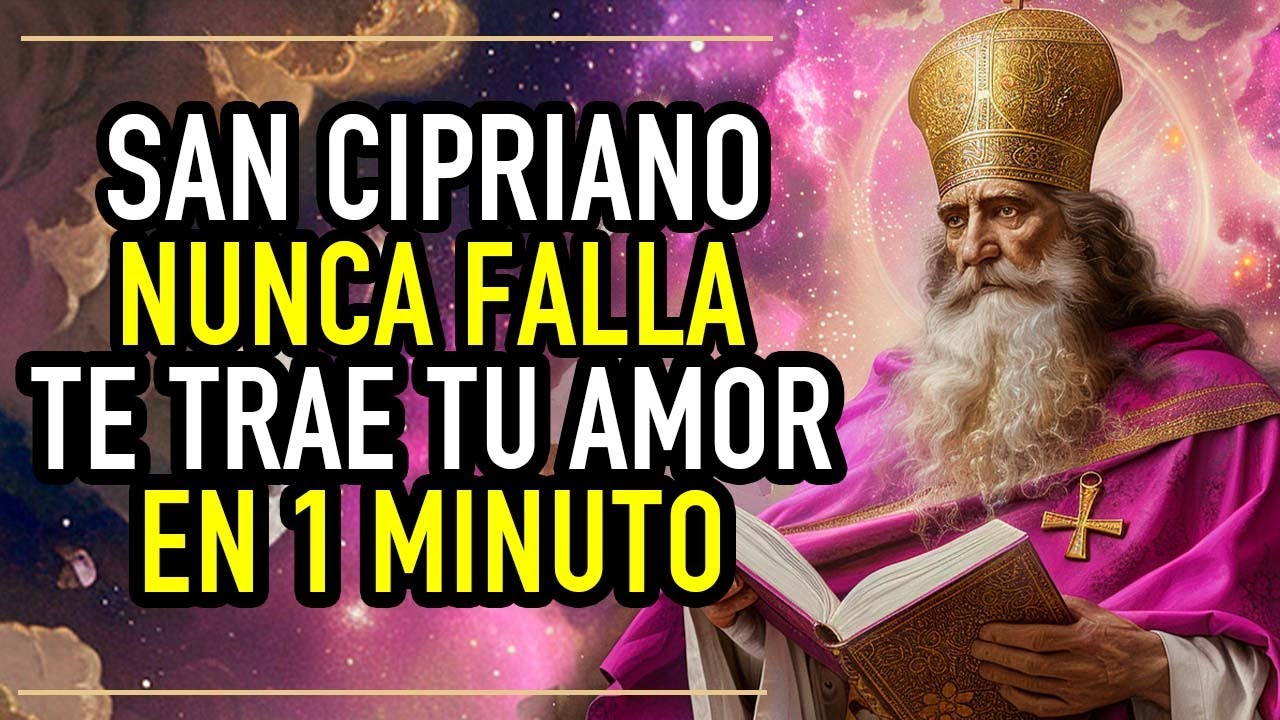 ORACIÓN DEL DESESPERO MUY FUERTE - SAN CIPRIANO HOY LO TRAE A TUS PIES (NO TIENE VUELTA ATRÁS) AMOR