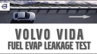 Fuel Evap leakage test | Volvo VIDA