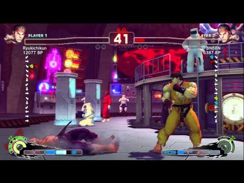 Ryukichikun [Ryu] vs BNBBN [Ryu] SSF4 Japanese Online Ranked Matches - TRUE-HD