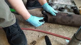Replacing U Joints and a Carrier Bearing on a Dodge D350