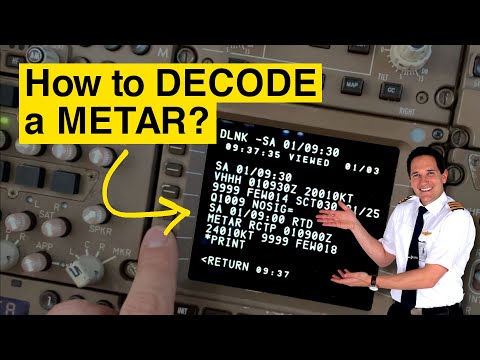 How to DECODE a METAR report (part 1) / Explained by CAPTAIN JOE
