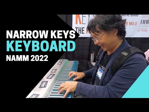 Narrow Keys Keyboard at The NAMM Show 2022