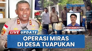 4 Jeriken Minuman Keras Jenis Sopi Diamankan dalam Operasi Miras Polsek Kupang Timur