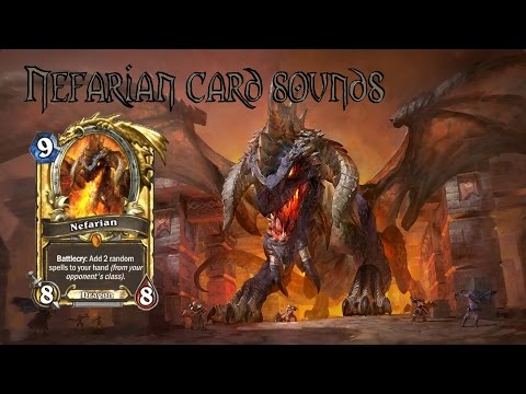 Hearthstone: Nefarian card sounds (against all heroes)